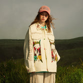 Unisex Jacket Vintage Jacket Loose Hippie Jacket